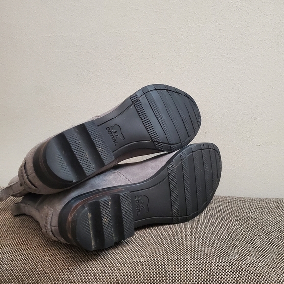 Sorel Lolla Cut-out Bootie Ankle Boots Gray NL3384-052 Sz 8.5 women's booties - Picture 8 of 8